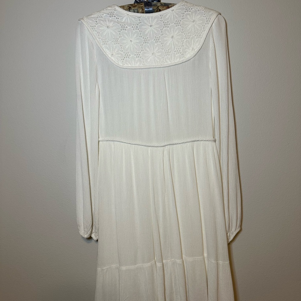 Knox Rose Cream Long Sleeve Dress with Embroidery - Picture 10 of 12